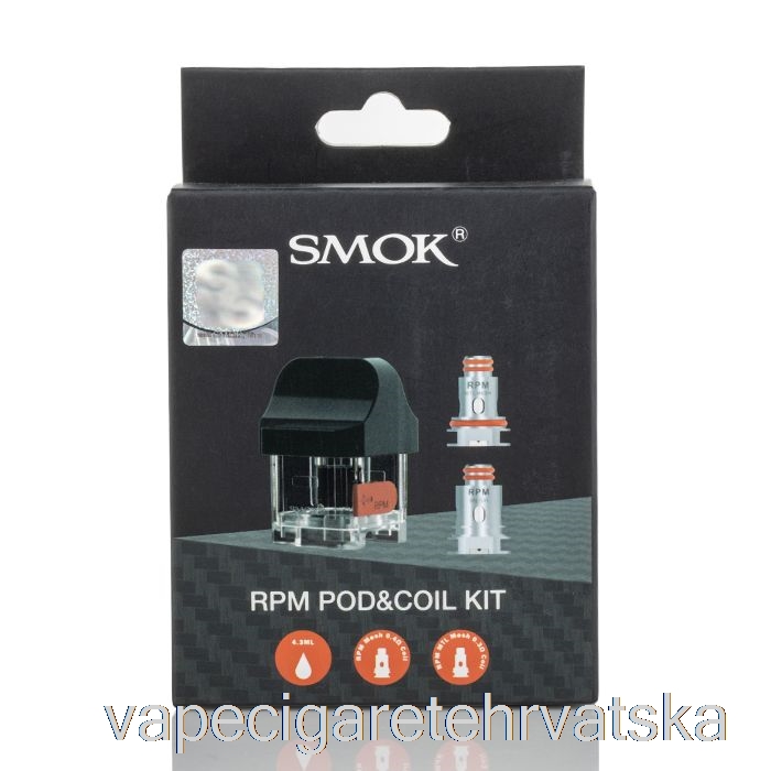 Vape Cigarete Smok Rpm40 Zamjenske Kapsule 4,3 Ml Rpm Kapsule [standardna Kapsula + 2 Zavojnice]
